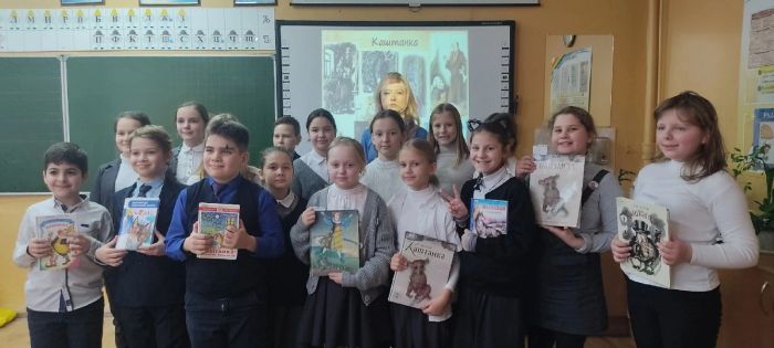 Межрегиональная сетевая просветительская библиотечная акция «Чеховские волонтёры, или Дети читают детям» по теме «Каштанке 135 лет»